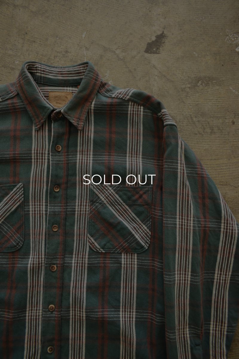 画像6: 90's ST JOHN'S BAY check flannel shirt (6)