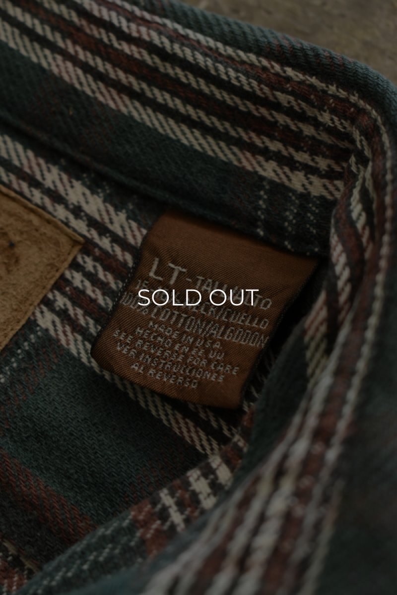 画像10: 90's ST JOHN'S BAY check flannel shirt (10)