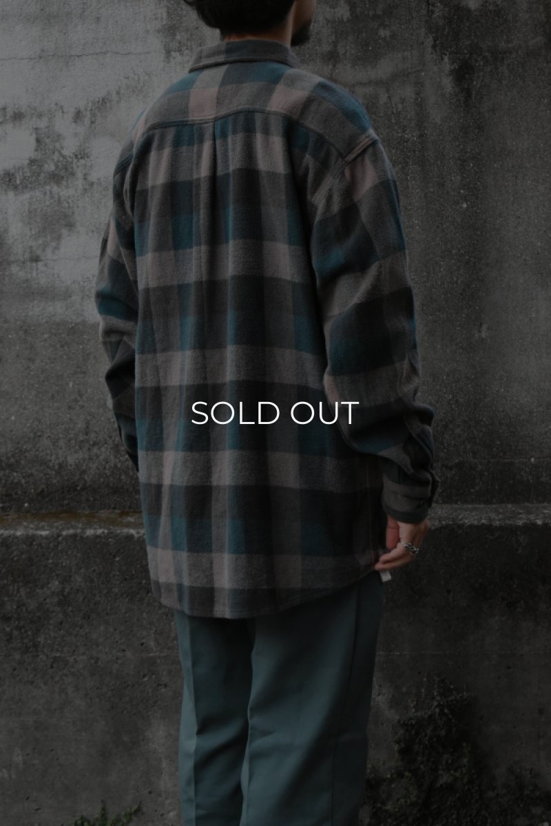 画像3: 90's ST JOHN'S BAY check flannel shirt (3)