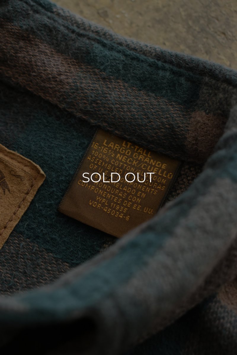 画像10: 90's ST JOHN'S BAY check flannel shirt (10)