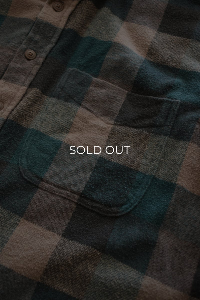 画像12: 90's ST JOHN'S BAY check flannel shirt (12)