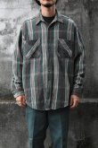 画像1: 90's ST JOHN'S BAY check flannel shirt (1)