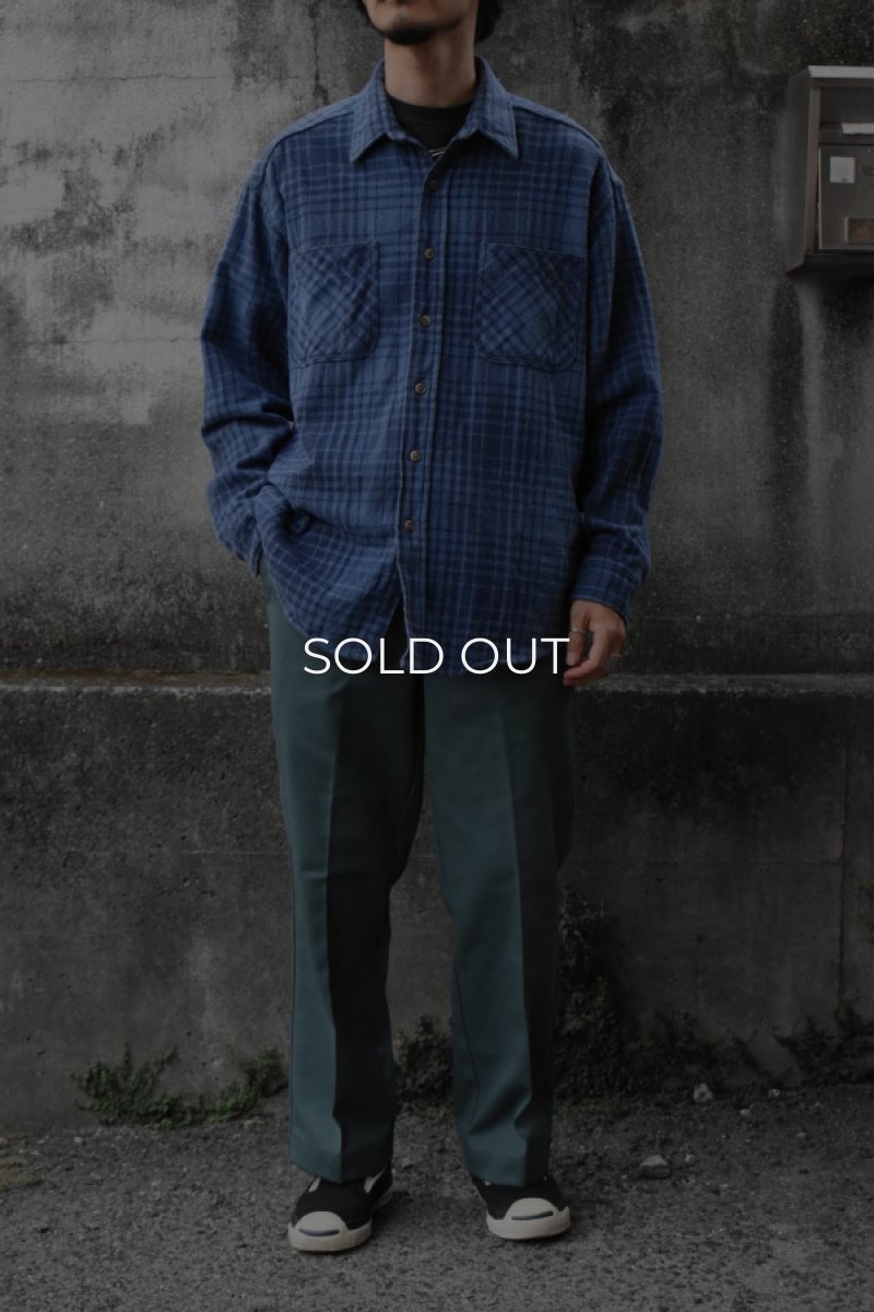 画像4: 90's ST JOHN'S BAY check flannel shirt (4)