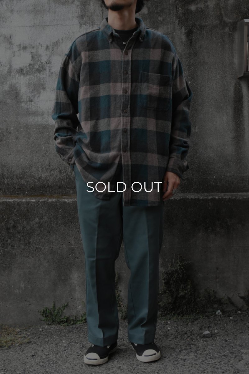 画像4: 90's ST JOHN'S BAY check flannel shirt (4)
