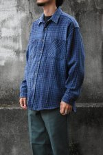 画像2: 90's ST JOHN'S BAY check flannel shirt (2)