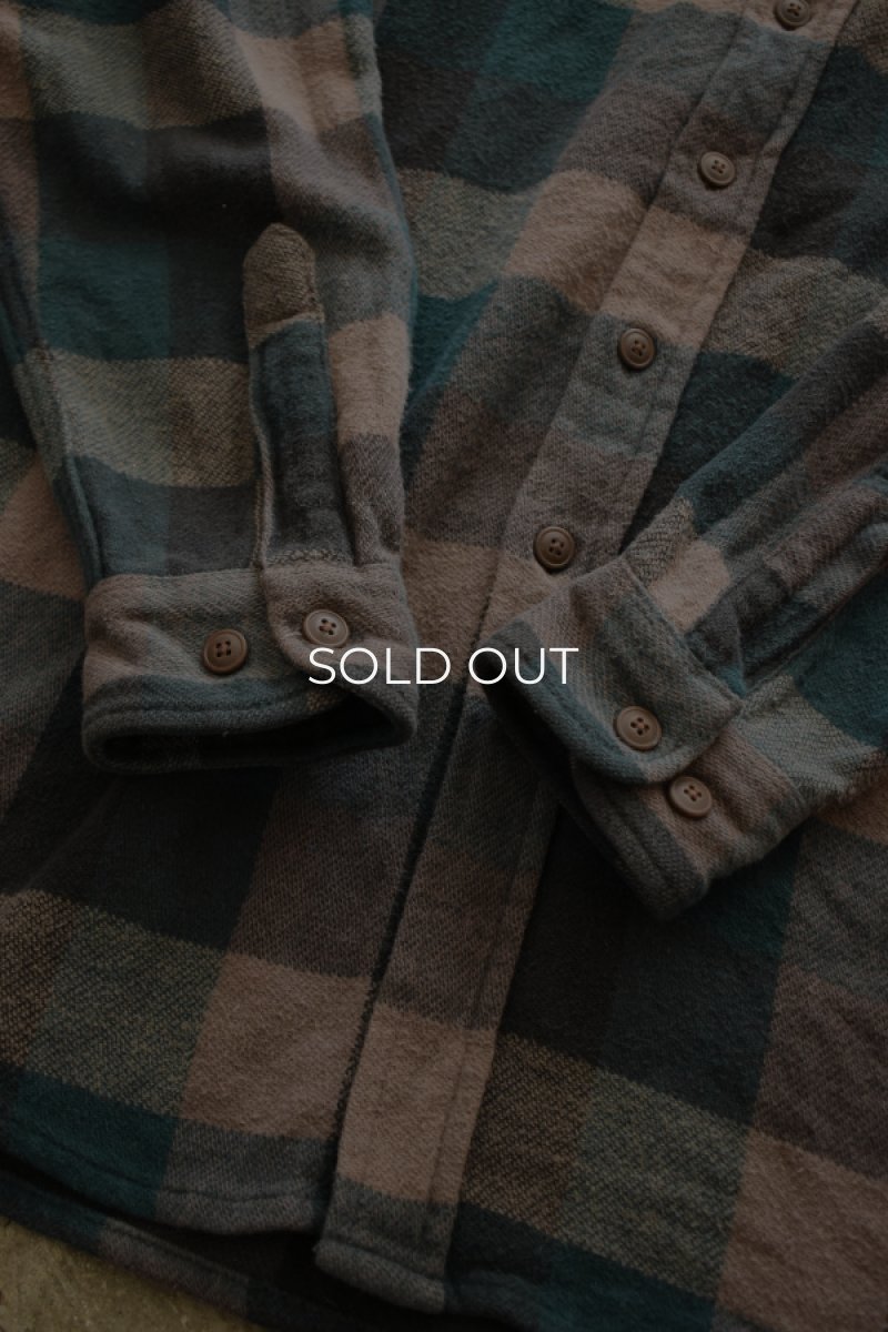 画像13: 90's ST JOHN'S BAY check flannel shirt (13)