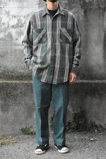 画像4: 90's ST JOHN'S BAY check flannel shirt (4)