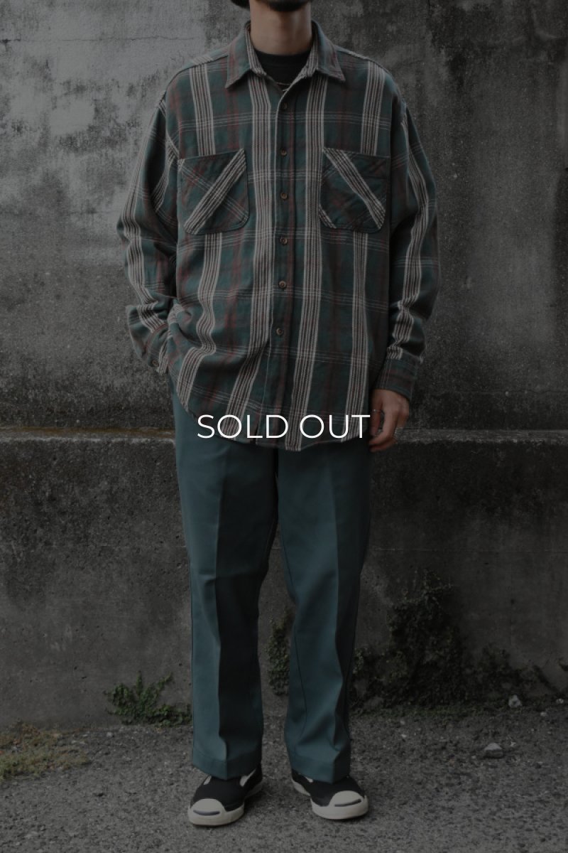 画像4: 90's ST JOHN'S BAY check flannel shirt (4)