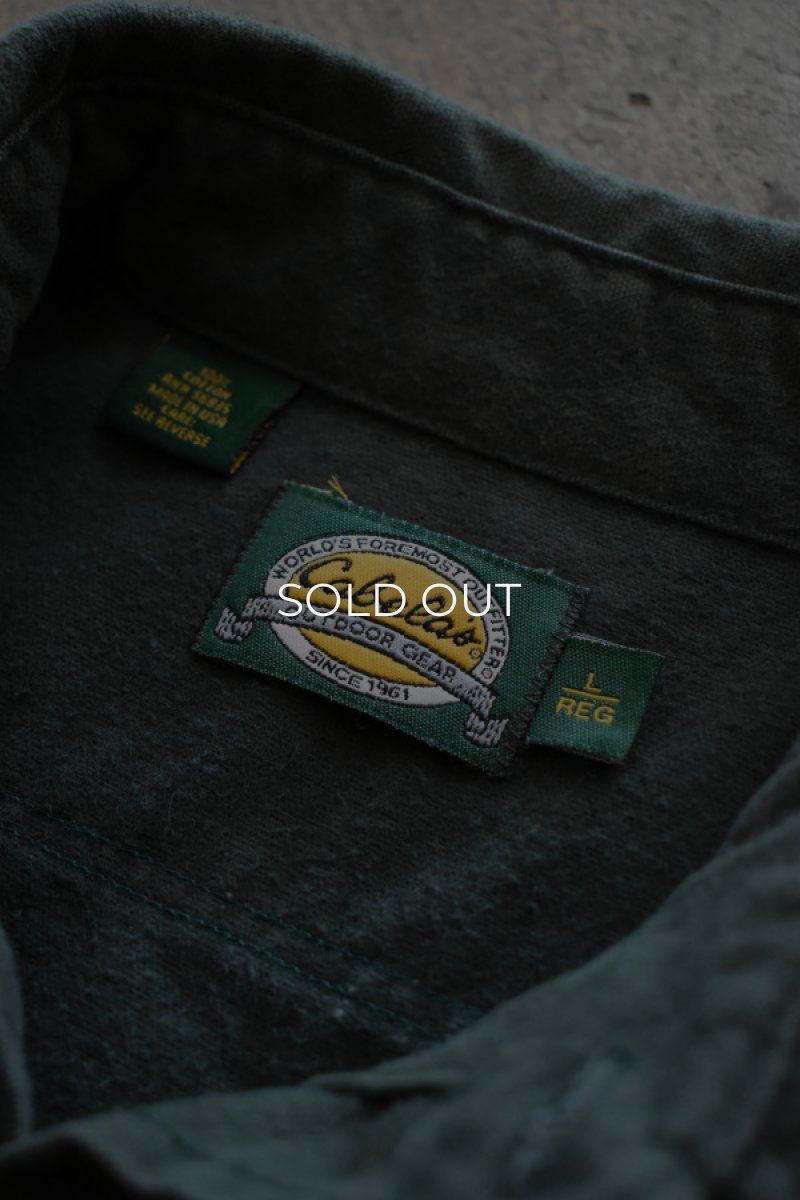 画像9: Cabela's chamois cloth shirt -made in USA- (9)