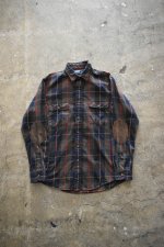 画像5: Ralph Lauren check flannel shirt [elbow patch] (5)