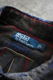 画像9: Ralph Lauren check flannel shirt [elbow patch] (9)