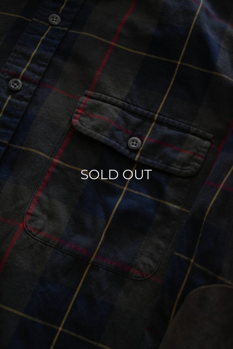 画像11: Ralph Lauren check flannel shirt [elbow patch] (11)