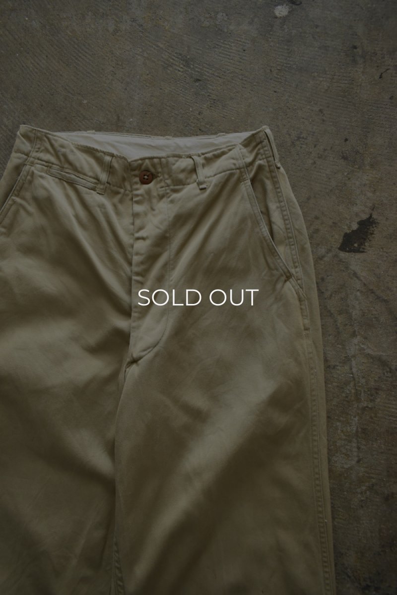 画像3: 40's US ARMY M-45 chino trousers (3)