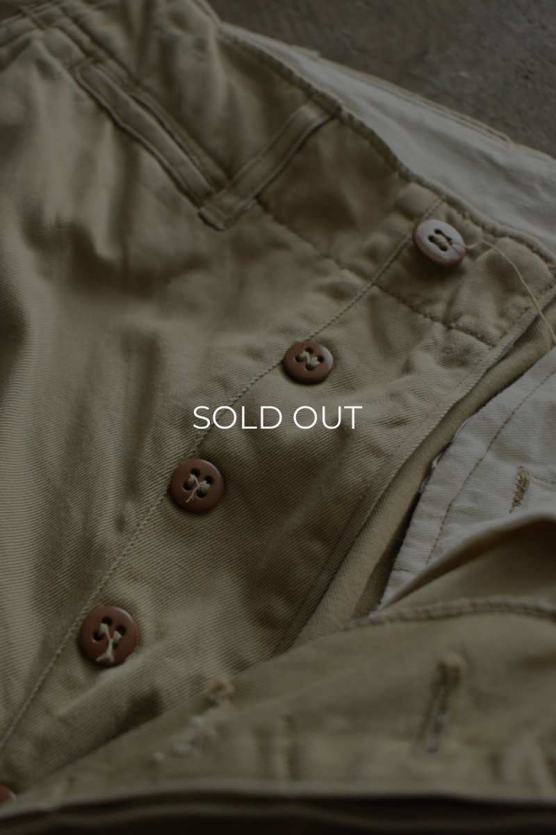画像8: 40's US ARMY M-45 chino trousers (8)