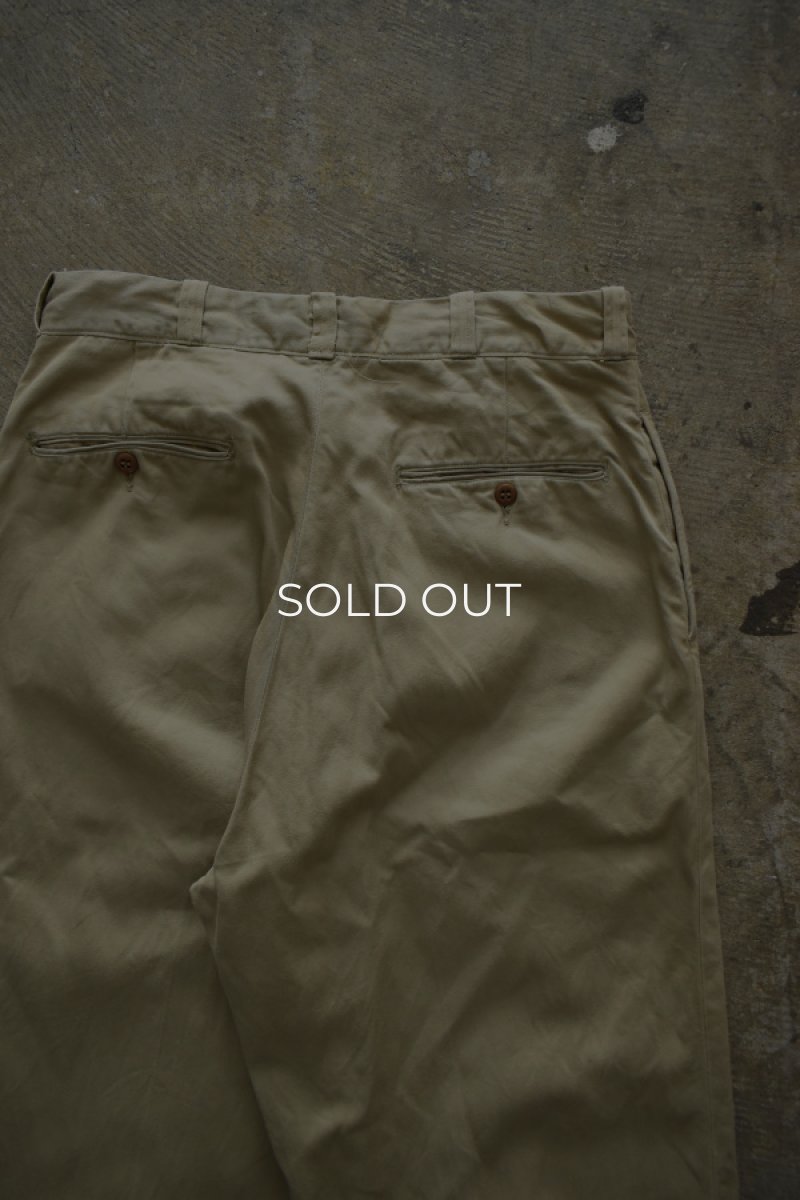 画像11: 50's US ARMY M-56 chino trousers (11)