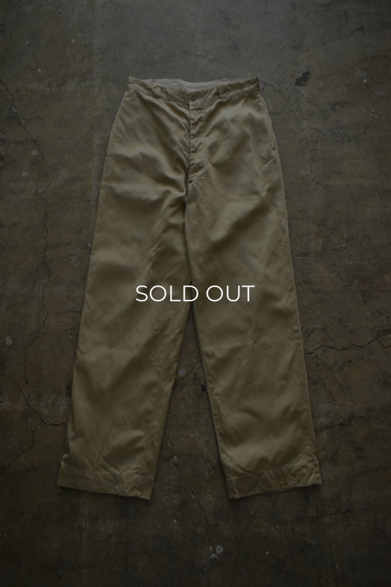 画像2: 50's US ARMY M-56 chino trousers (2)