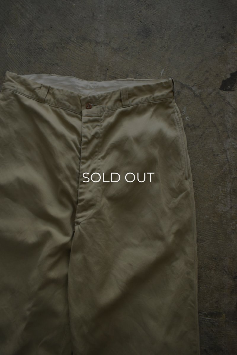 画像3: 50's US ARMY M-56 chino trousers (3)