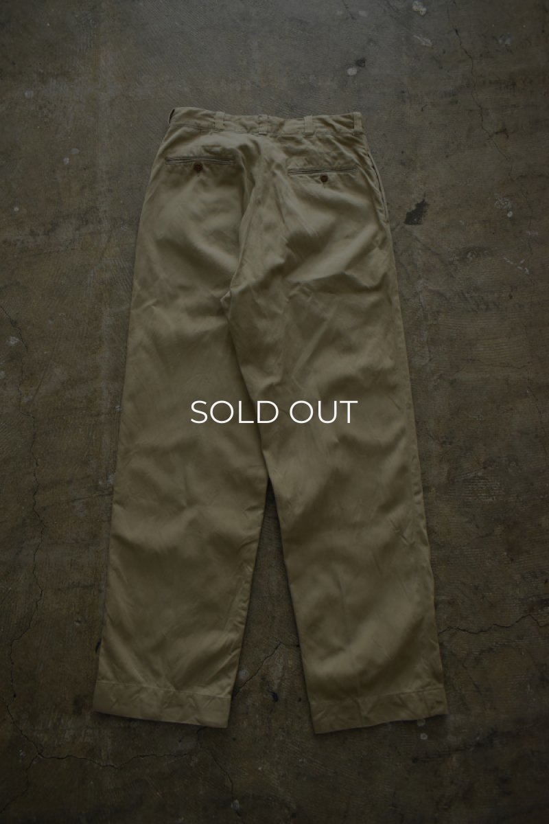 画像10: 50's US ARMY M-56 chino trousers (10)