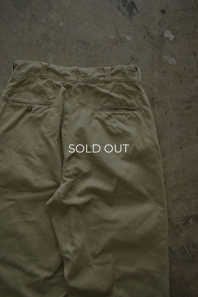 画像11: 60's US ARMY chino trousers -RAPID ZIP- (11)