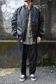 画像5: [DEADSTOCK] 90's CONCORD by ALPHA INDUSTRIES MA-1 flight jacket -BLACK/ORANGE- (5)