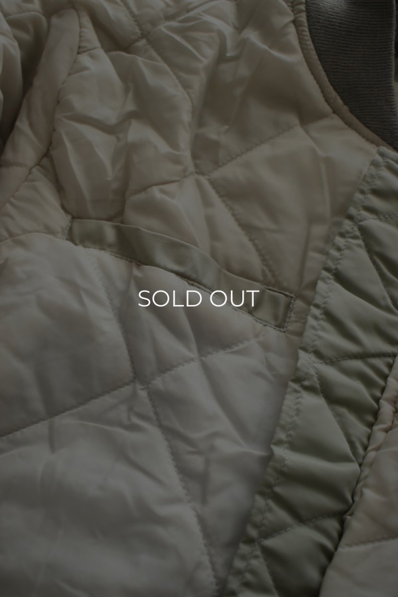 画像23: [DEADSTOCK] 90's CONCORD by ALPHA INDUSTRIES MA-1 flight jacket -SILVER/GRAY- (23)