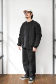 画像17: [NEW] Renegade Sports Wear Padded Circle Shoulder Derby Jacket [BLACK] (17)