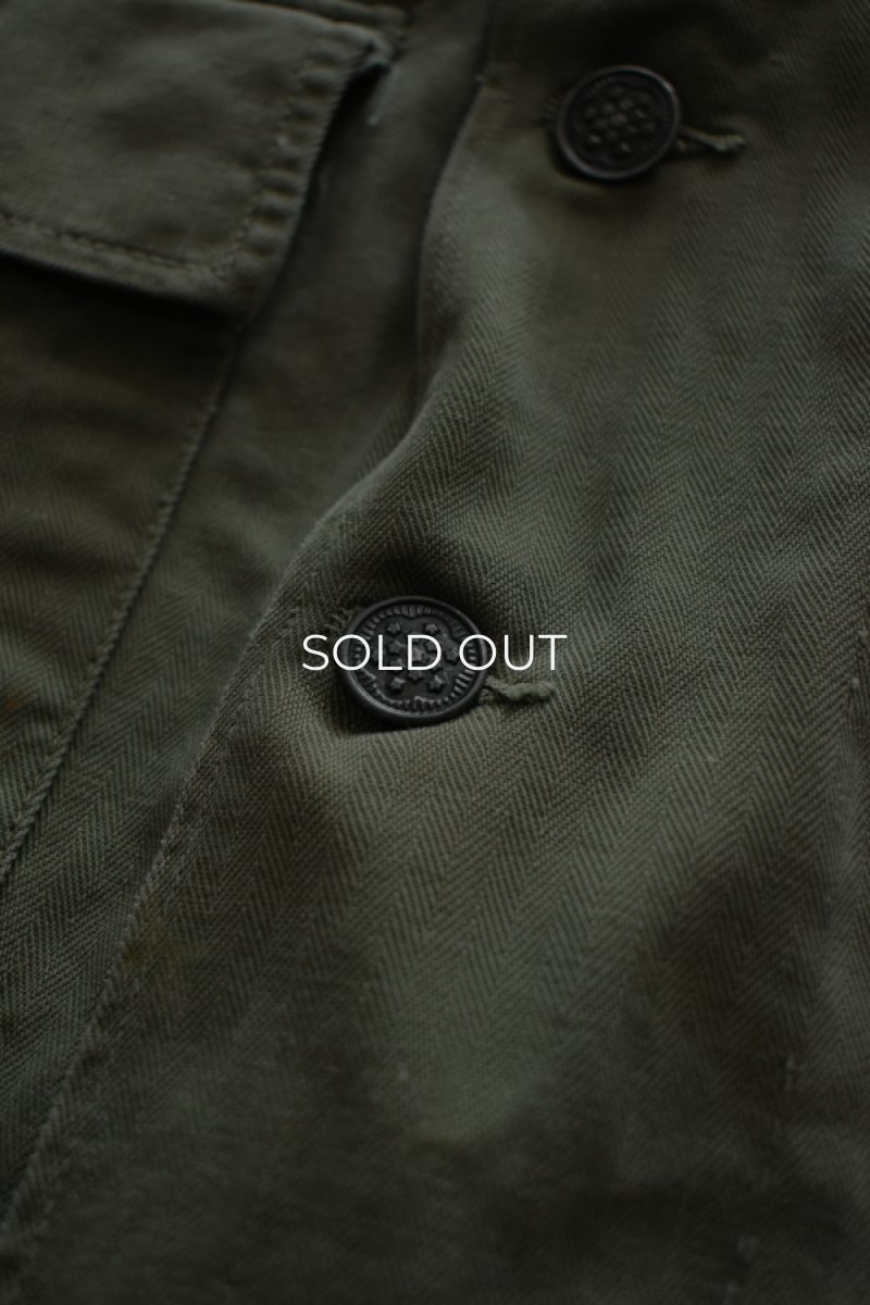 画像7: 40's U.S ARMY M-43 HBT jacket (7)