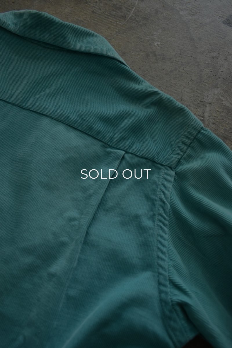 画像15: 40's TOWNCRAFT corduroy open collar shirt (15)