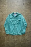 画像1: 40's TOWNCRAFT corduroy open collar shirt (1)