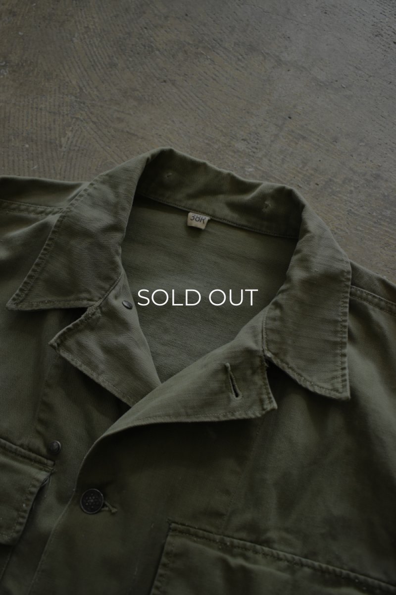 画像4: 40's U.S ARMY M-43 HBT jacket (4)