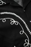 画像10: [NEW] Rockmount Ranch Wear Western Bolero Jacket [BLACK/ROPE DESIGN] (10)