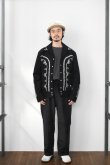 画像23: [NEW] Rockmount Ranch Wear Western Bolero Jacket [BLACK/ROPE DESIGN] (23)