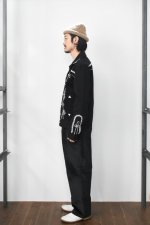 画像26: [NEW] Rockmount Ranch Wear Western Bolero Jacket [BLACK/ROPE DESIGN] (26)