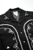画像3: [NEW] Rockmount Ranch Wear Western Bolero Jacket [BLACK/ROPE DESIGN] (3)