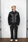 画像24: [NEW] Rockmount Ranch Wear Western Bolero Jacket [BLACK/ROPE DESIGN] (24)