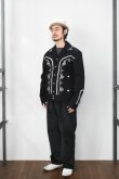 画像25: [NEW] Rockmount Ranch Wear Western Bolero Jacket [BLACK/ROPE DESIGN] (25)