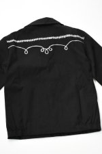 画像15: [NEW] Rockmount Ranch Wear Western Bolero Jacket [BLACK/ROPE DESIGN] (15)