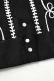 画像5: [NEW] Rockmount Ranch Wear Western Bolero Jacket [BLACK/ROPE DESIGN] (5)