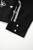 画像14: [NEW] Rockmount Ranch Wear Western Bolero Jacket [BLACK/ROPE DESIGN] (14)