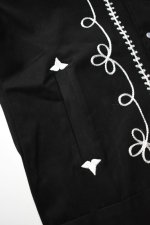 画像12: [NEW] Rockmount Ranch Wear Western Bolero Jacket [BLACK/ROPE DESIGN] (12)