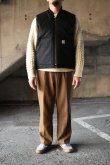 画像15: [NEW] Carhartt V01 firm duck insulated rib collar vest [BLACK] (15)