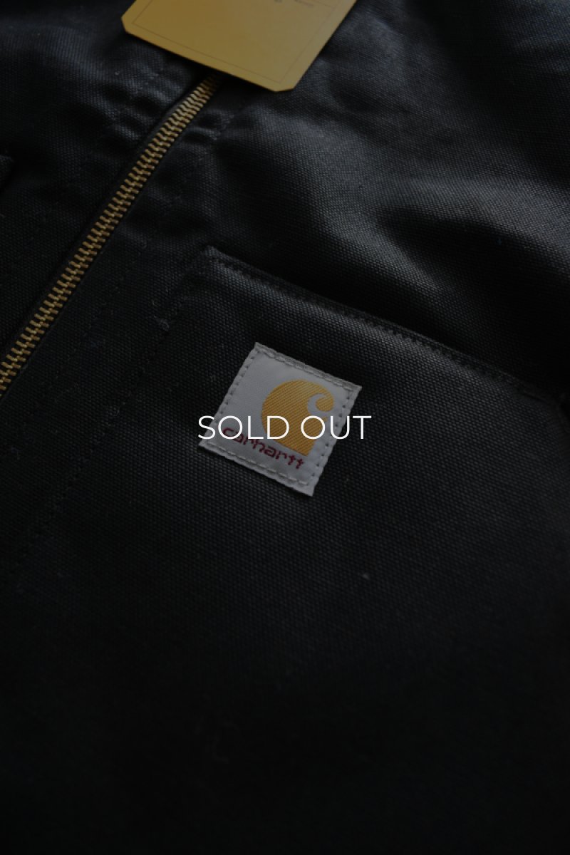 画像5: [NEW] Carhartt V01 firm duck insulated rib collar vest [BLACK] (5)