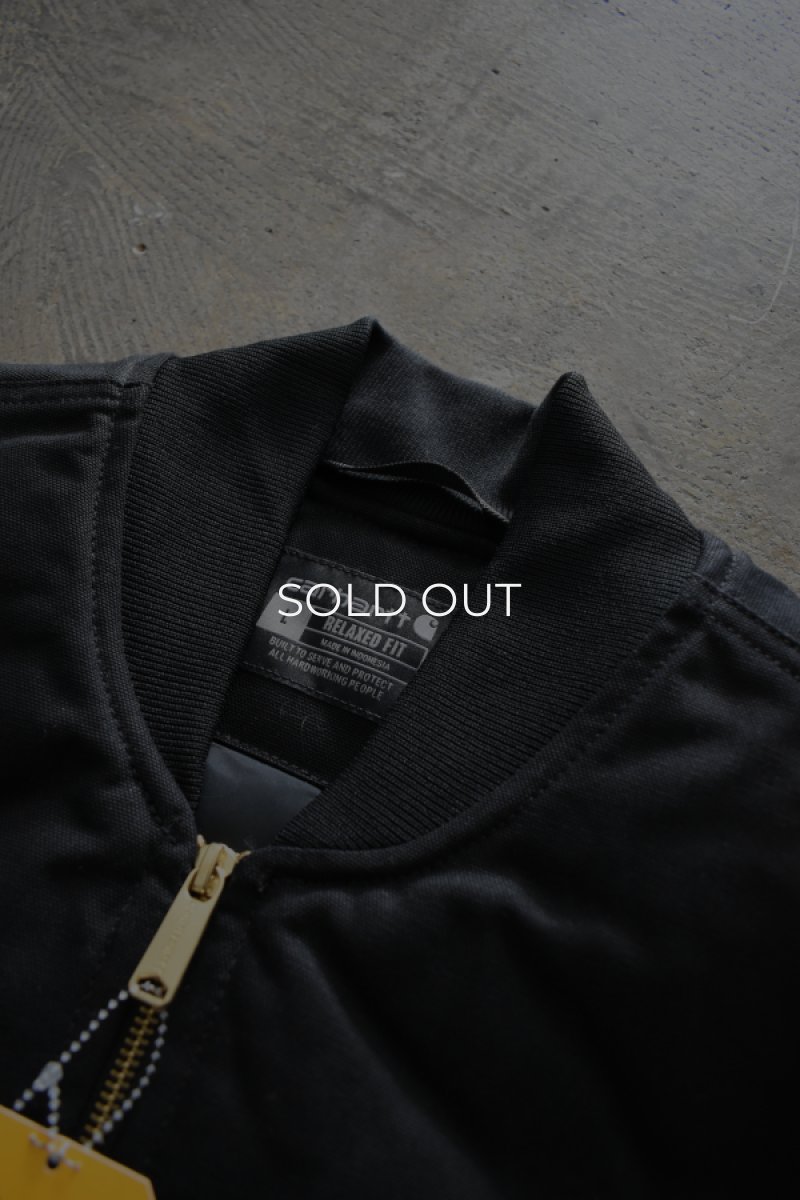 画像6: [NEW] Carhartt V01 firm duck insulated rib collar vest [BLACK] (6)