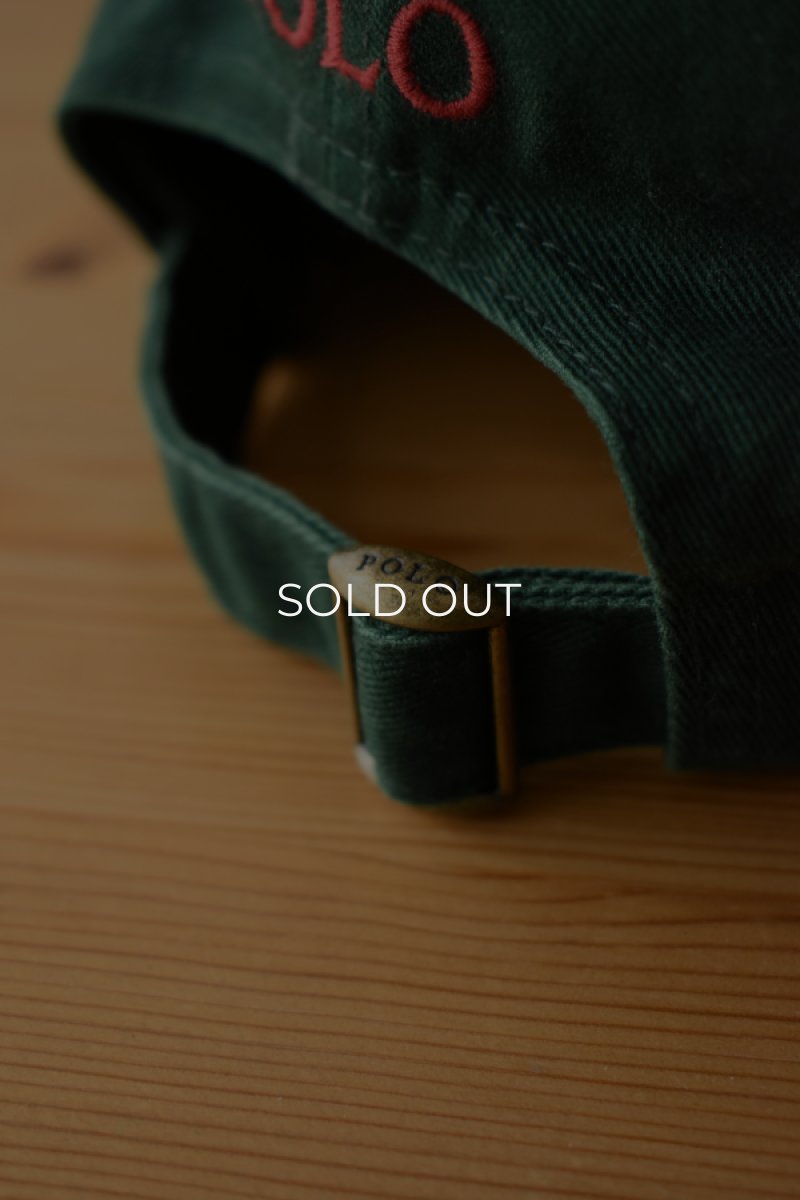 画像7: [NEW] POLO RALPH LAUREN cotton baseball 6 panel cap [GREEN]  (7)