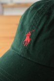 画像5: [NEW] POLO RALPH LAUREN cotton baseball 6 panel cap [GREEN]  (5)