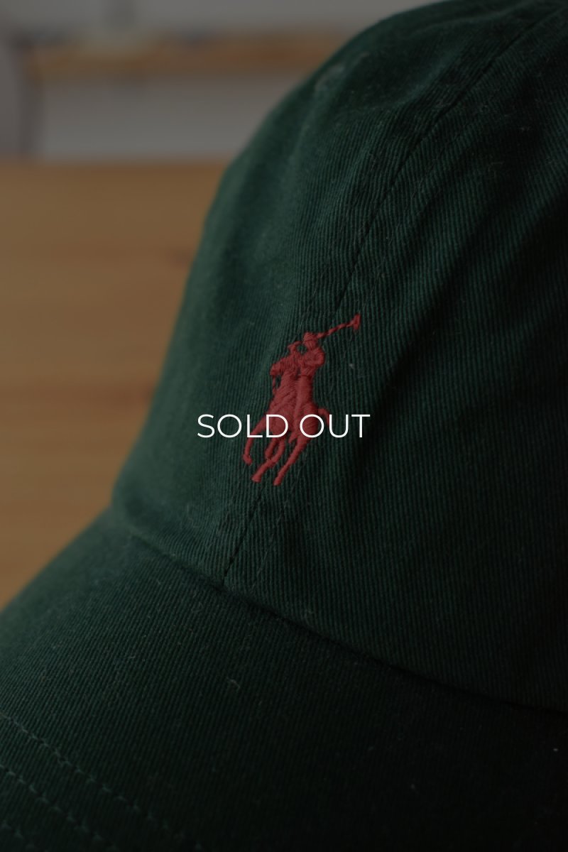 画像5: [NEW] POLO RALPH LAUREN cotton baseball 6 panel cap [GREEN]  (5)