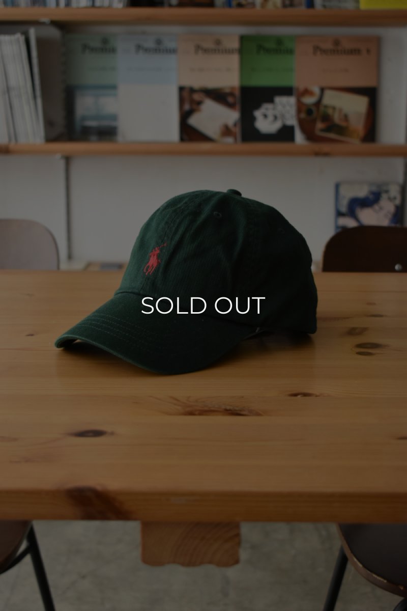 画像2: [NEW] POLO RALPH LAUREN cotton baseball 6 panel cap [GREEN]  (2)