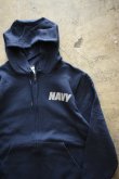 画像1: [NEW] SOFFE U.S.NAVY zip hoodie (1)