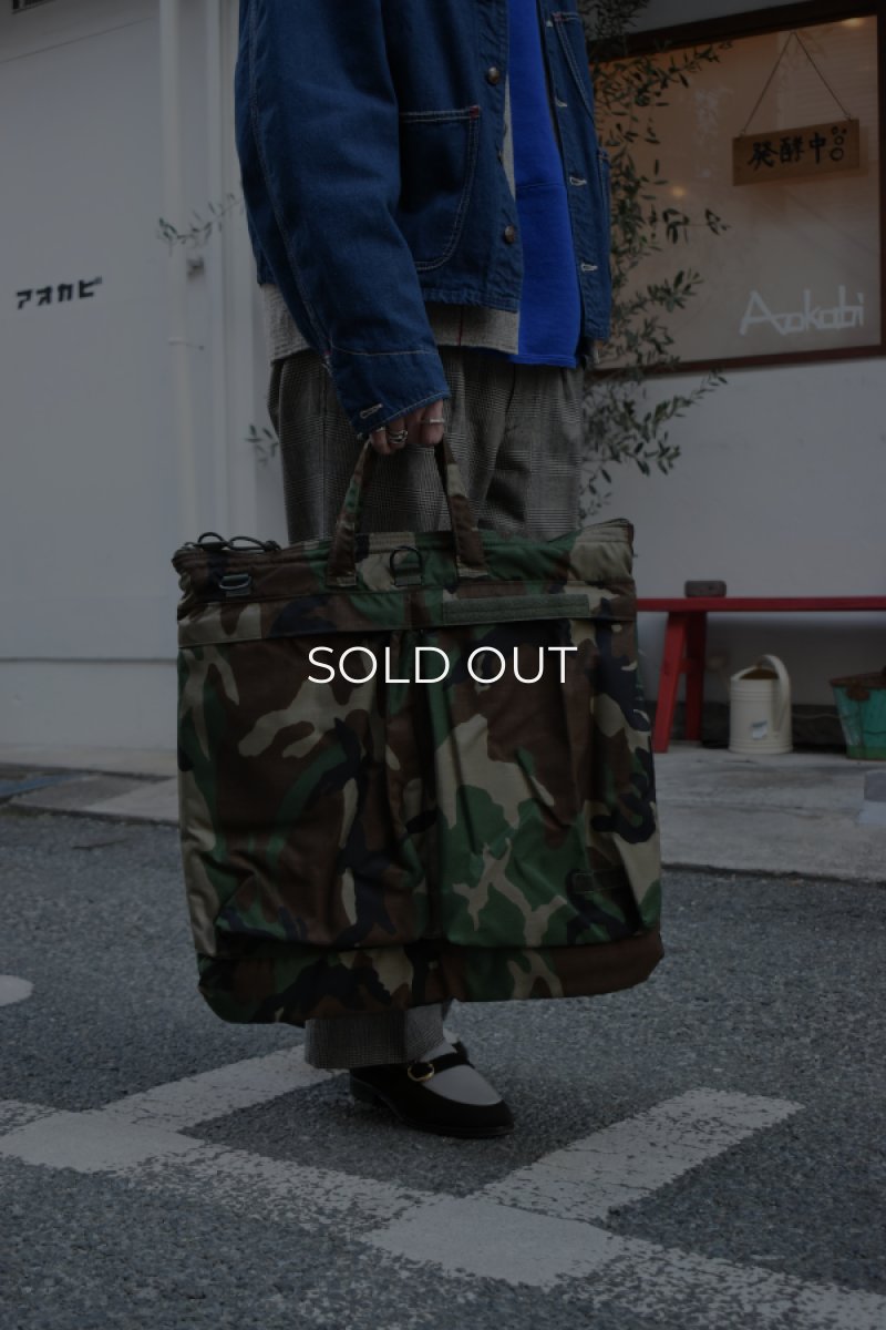画像13: [DEADSTOCK] FIRE FORCE TACTICAL GEAR Aviator Flyers Helmet Bag -WOODLAND CAMO- (13)