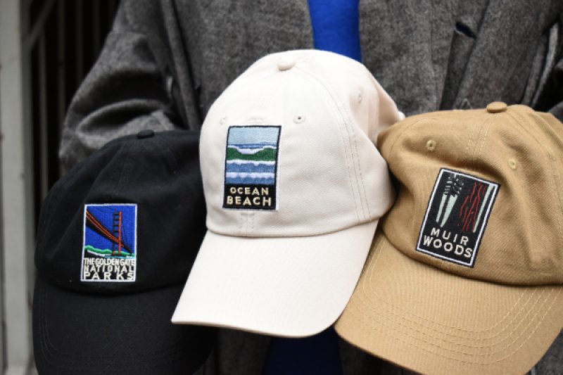 画像2: [NEW] GOLDEN GATE NATIONAL PARKS CONSERVANCY cotton 6 panel cap "OCEAN BEACH"